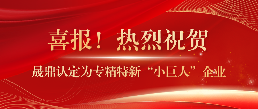 喜報！晟鼎認定為專精特新&ldquo;小巨人&rdquo;企業(yè)