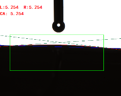 接觸角測(cè)量角度 