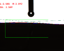 接觸角測(cè)量角度 