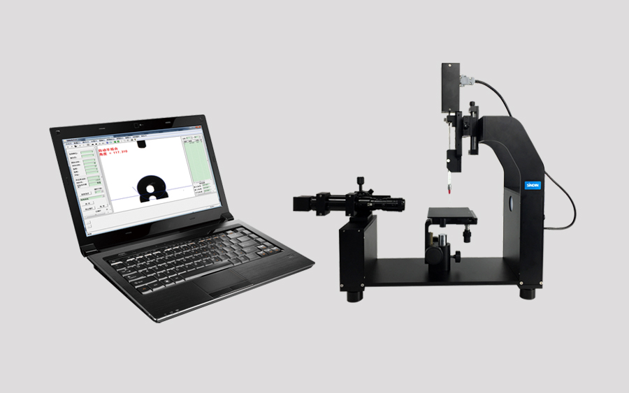 晟鼎精密-固體液體接觸角測量儀，SINDIN接觸角測量儀的使用及參數